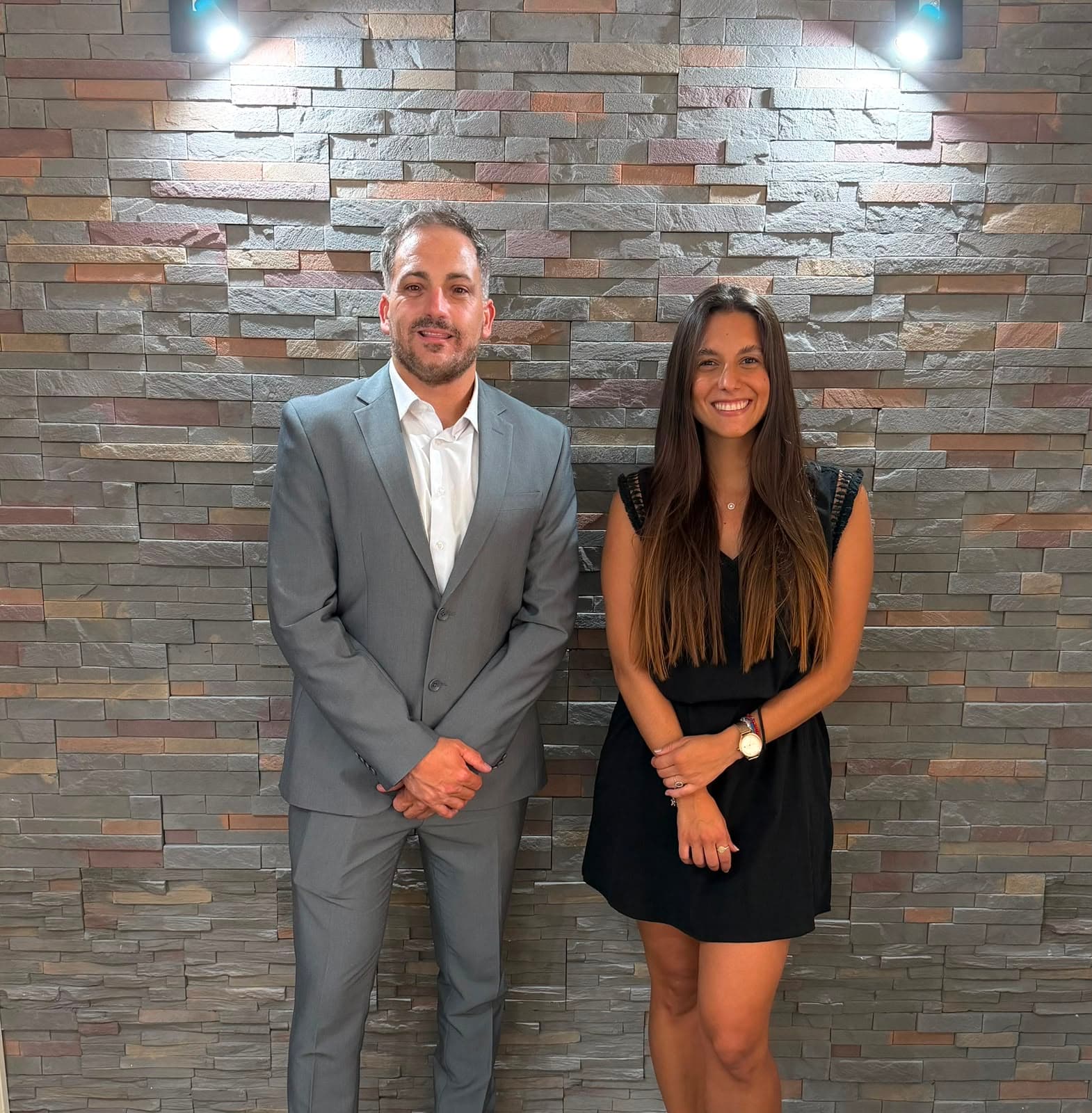 Facundo Angeleri y Melanie Stefanía Fernández, socios del estudio